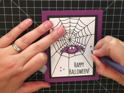 How to create fast and simple Halloween Cards.
