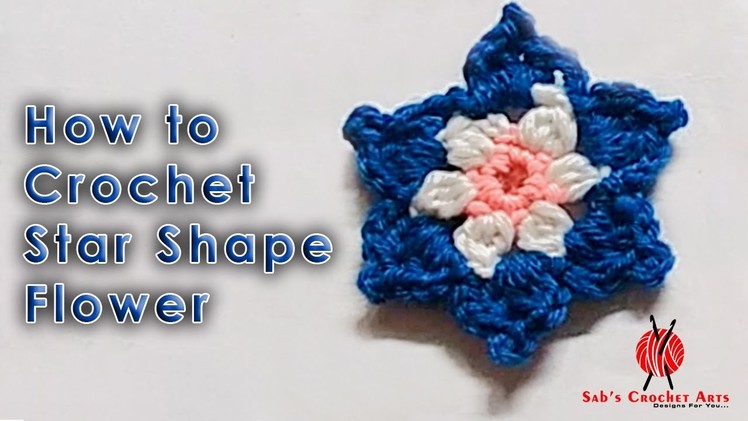 How to Crochet Star Flower