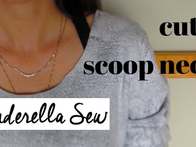 How to cut the neck off a sweater - Cut a sweater into a scoop neck - How to make a scoop neckline