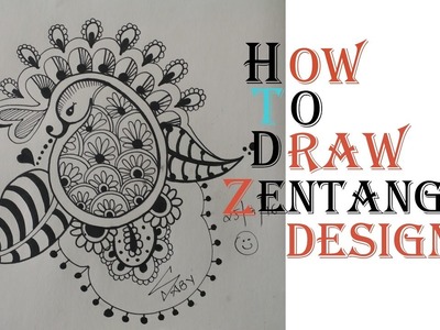 How To Draw Complex Zentangle Art Design For Beginners, Easy Tutorial Doodle Drawing Step By Step