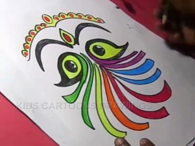 How to Draw Dussehra Greeting Step by Step for Kids