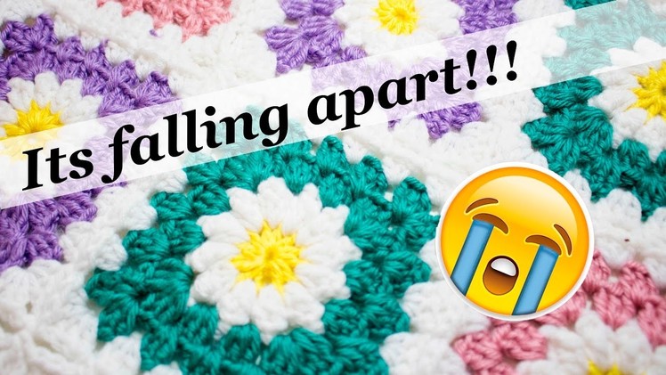 How to fix your broken afghan! - crochet Tip