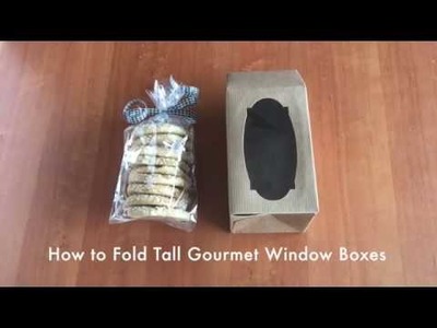 How to Fold Tall Gourmet Window Boxes