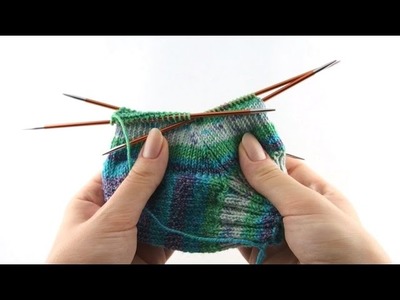 How to Knit Sneaker Socks #4 Gusset