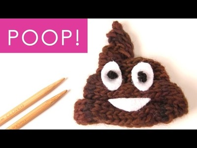 How to Knit the POOP Emoji