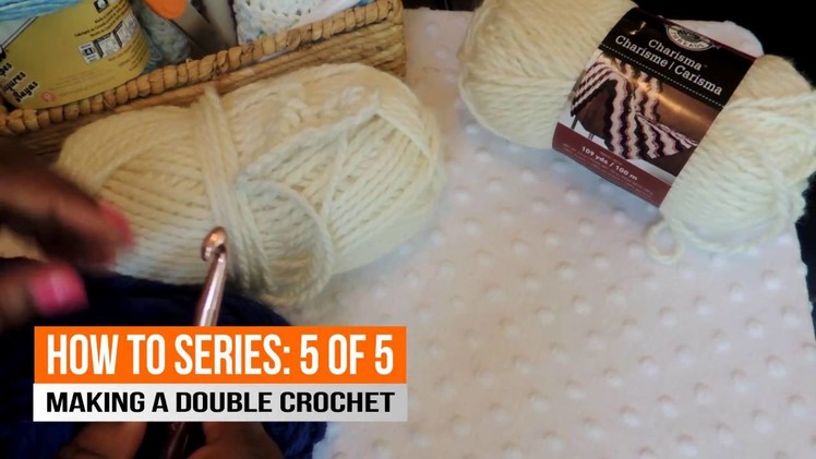 How to Make a Double Crochet Stitch 5 of 5