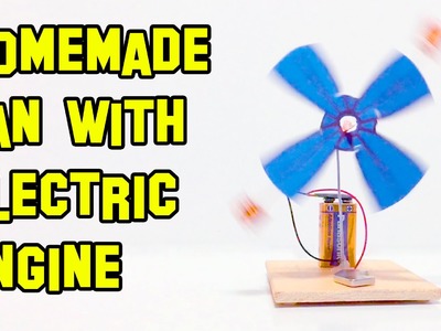 ✔ How To Make a Homemade Fan With Electric Engine