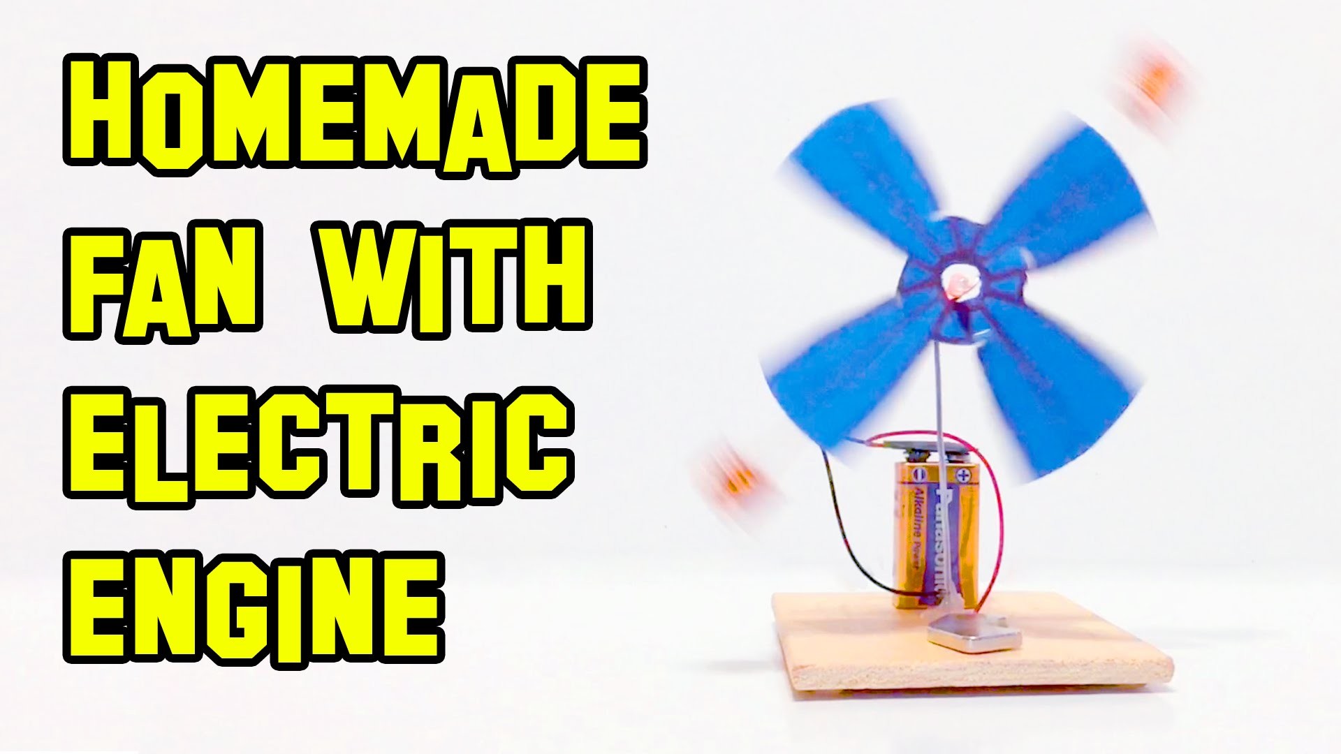 How To Make a Homemade Fan With Electric Engine