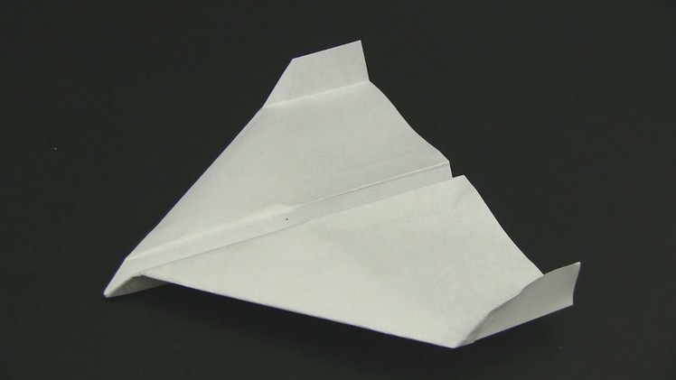 How to Make a Paper Airplane - Stealth Glider