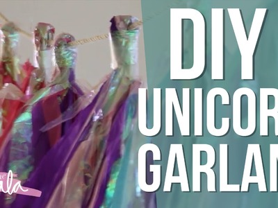 How to Make a Unicorn Garland | LA DIY