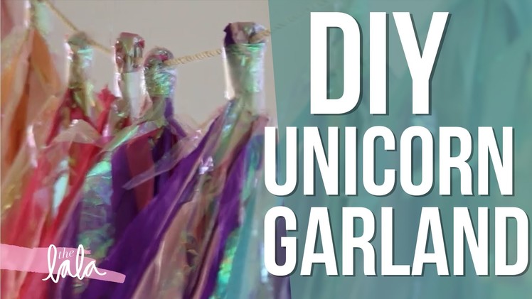 How to Make a Unicorn Garland | LA DIY