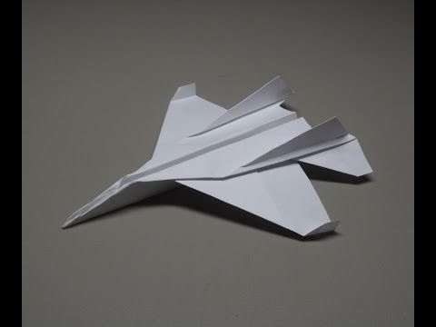 How To Make An F15 Fighter Jet From A4 Paper!