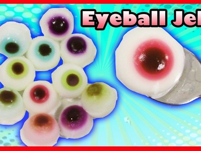 How to Make Eyeballs Gummy Jelly DIY | Halloween MyToyVillage