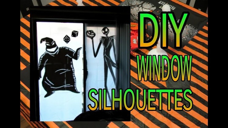 How to Make Halloween Window Silhouettes | DIY Halloween Decor