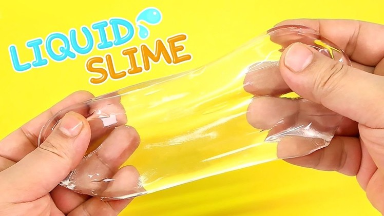 How To Make Liquid Slime | Without Borax, Laundry detergent. 