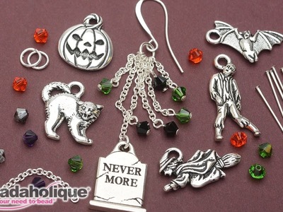 How to Make the Halloween Earrings - An Exclusive Beadaholique Kit
