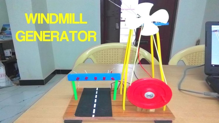 How To Make Windmill At Home Very Easy - Free Energy