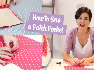 How to Sew a Patch Pocket | Sewing Tutorial