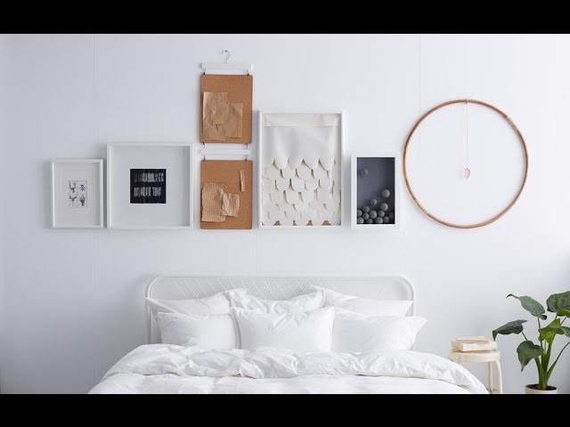 IKEA Ideas: How to hang pictures in a straight line