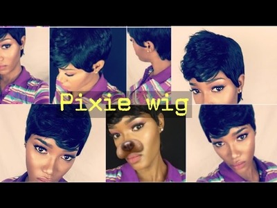 My DIY Pixie Wig Using Outre 27 Piece Hair || PRINCESSOPRAH
