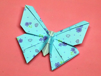 Origami butterfly.  DIY beauty and easy