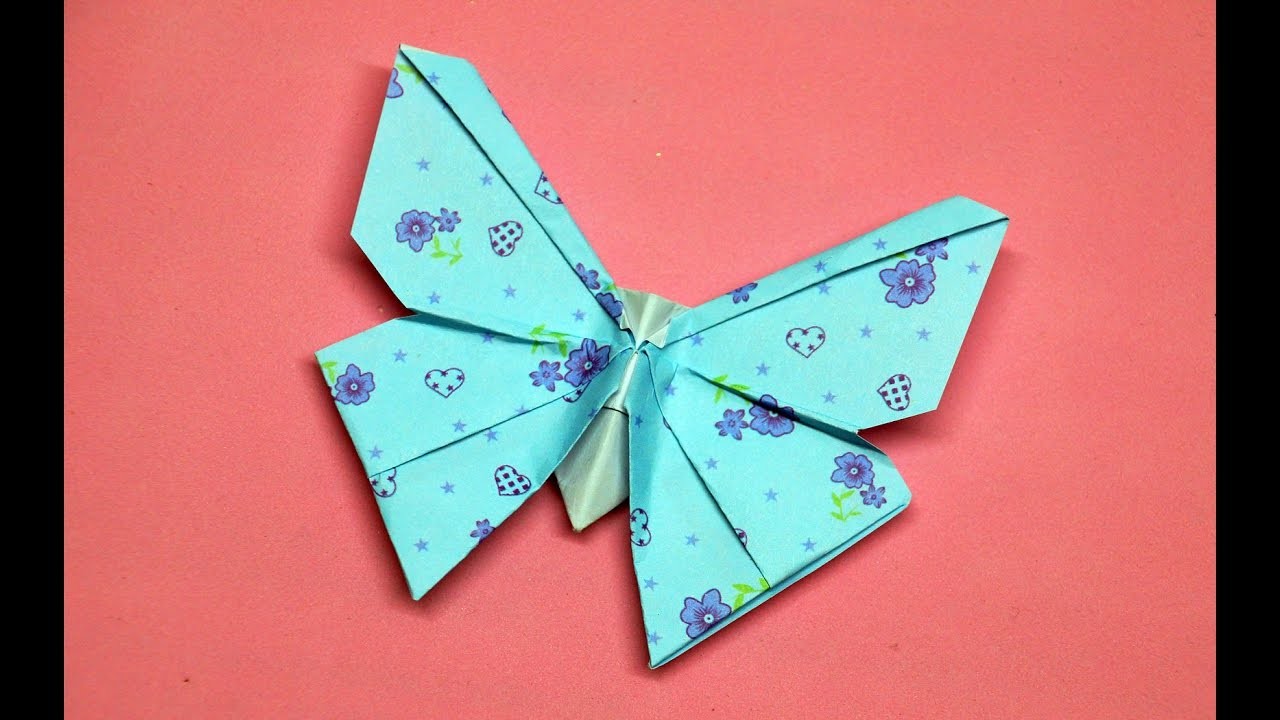 Origami butterfly DIY beauty and easy