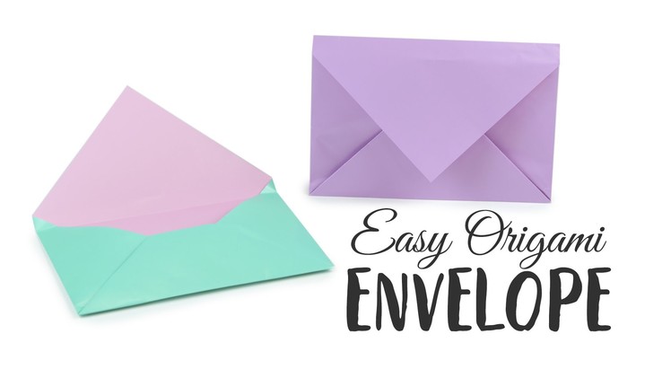 Super Easy Origami Envelope Tutorial 