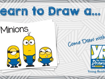 Teaching Kids How to Draw: How to Draw Minions