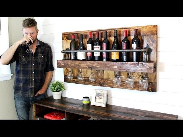 The Industrial Wine Rack - DIY Project