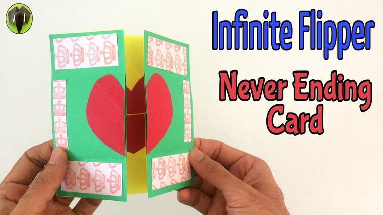 Tutorial to make "Infinite Flipper | Never ending Photo Greeting card" - DIY | Handmade