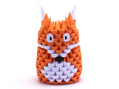 3D Origami Fox Tutorial