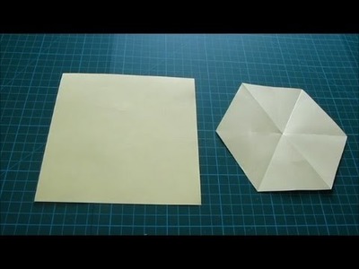 Art and Craft: How to cut Regular Hexagon from a Square paper