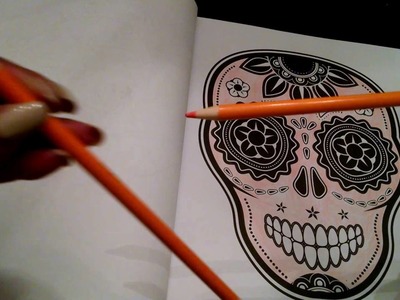 ASMR Sugar Skull Coloring Book (whispering, pencil on paper & more)