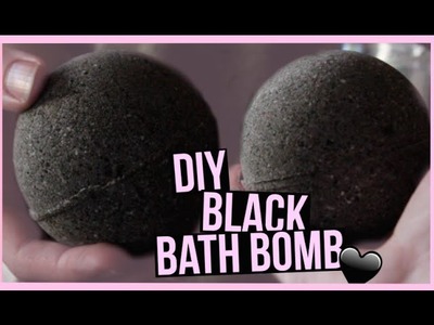 DIY: BLACK BATH BOMBS!!