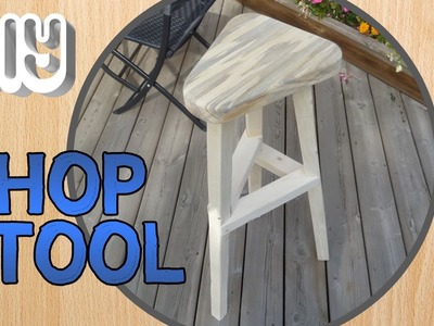 [DIY BUILD] TRIANGLE SHOP STOOL from 2x4s