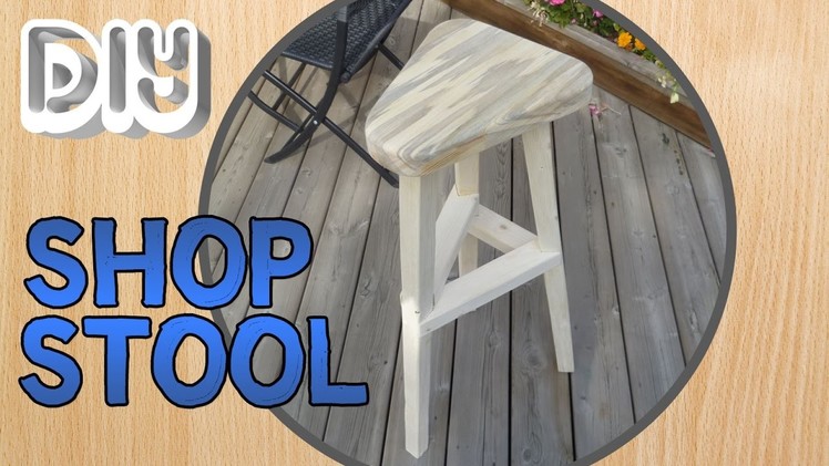 [DIY BUILD] TRIANGLE SHOP STOOL from 2x4s