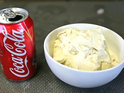 DIY Coca Cola Flavored Ice Cream