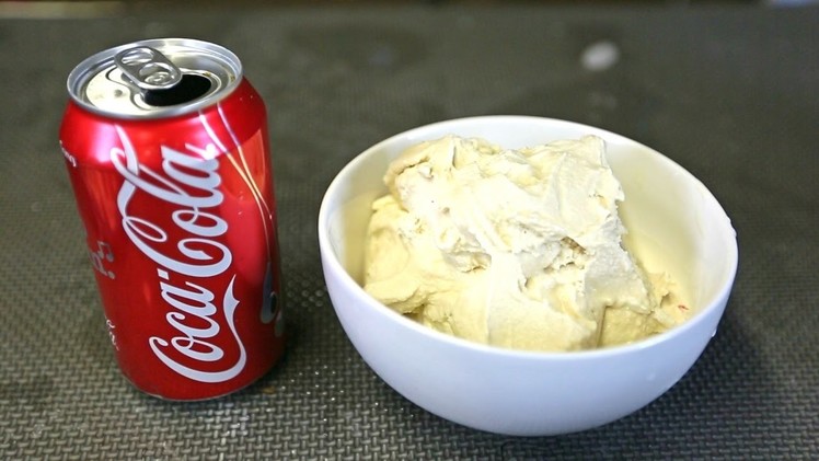 DIY Coca Cola Flavored Ice Cream