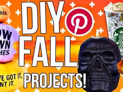 DIY Fall Projects! DIY Room Decor, Last Minute Costume + More!