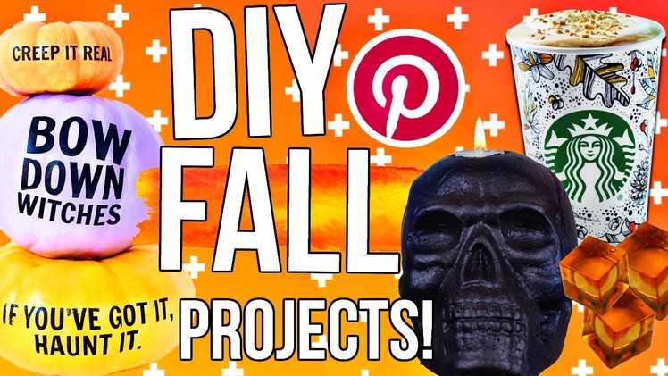 DIY Fall Projects! DIY Room Decor, Last Minute Costume + More!