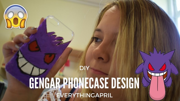 DIY Gengar Phonecase Design | Halloween | EverythingApril