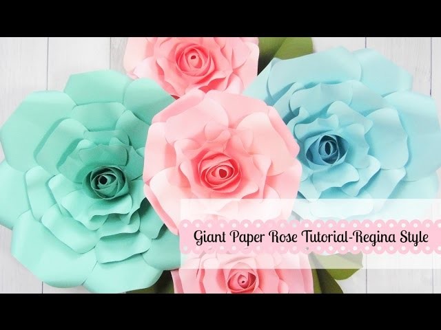 DIY Giant Paper Rose