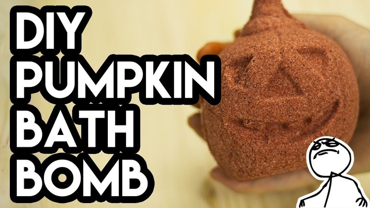 DIY Halloween Pumpkin Bath Bomb | Do It Like a Boss