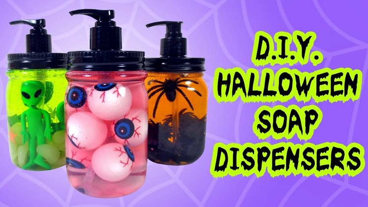 DIY Halloween Soap Dispensers - Easy Halloween Home Decorations