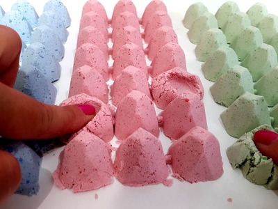 DIY How To Make ' Kinetic Diamond Sand Clay Colors ' Creative For Kids