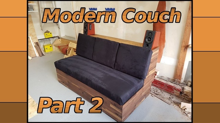 DIY Modern Walnut Couch (2)