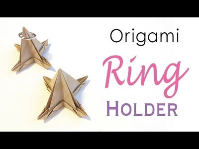 DIY Origami Paper Ring Holder✨