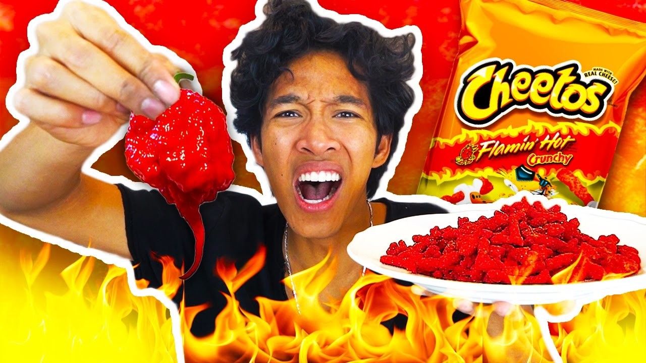 DIY SPICIEST HOT CHEETOS IN THE WORLD CHALLENGE!!! (EXTREMELY DANGEROUS)