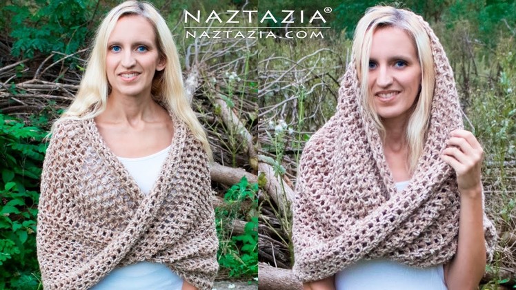 DIY Tutorial - How to Crochet Mobius Twist Shawl and Hooded Cowl - Moebius Wrap