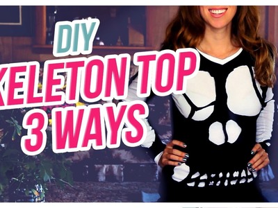 Do It, Gurl – DIY Skeleton Shirt